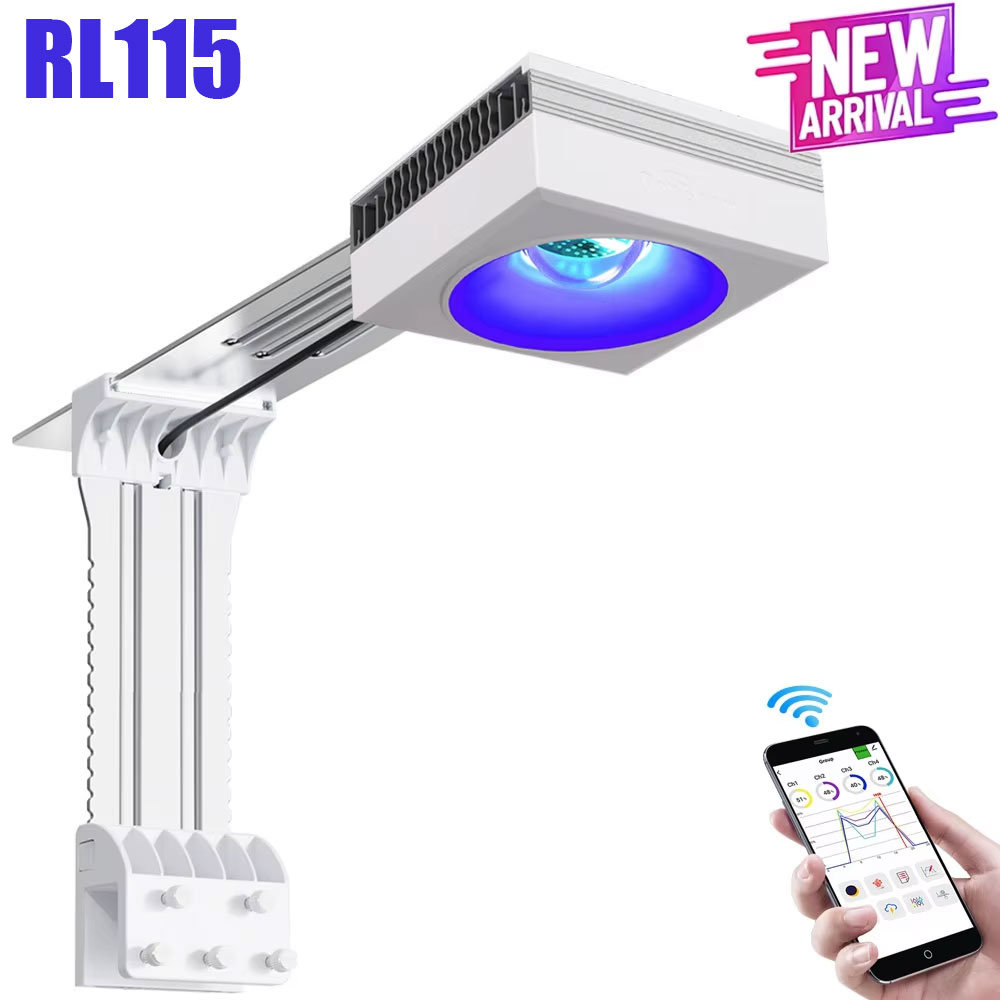 Marine Aquarium Led Lights - НОВЫЙ PopBloom RL115 WiFi морской аквариумный