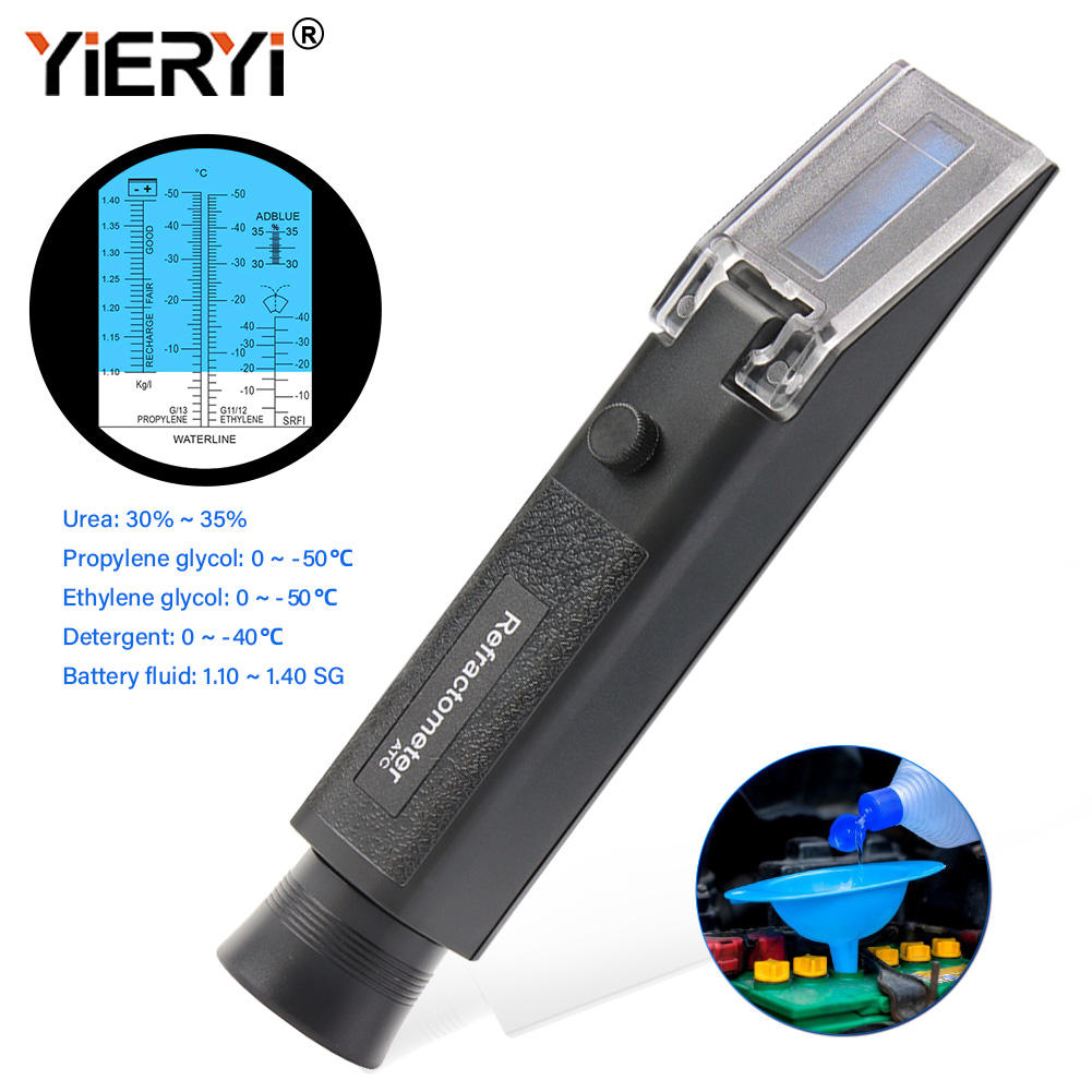 Marine Aquarium Refractometer - Yieryi 4-в-1 антифриз-рефрактометр с ATC тестером