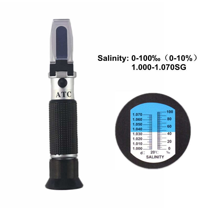 Marine Aquarium Refractometer - Рефрактометр солевой минерализации 0-10% 1,000-30% SG,