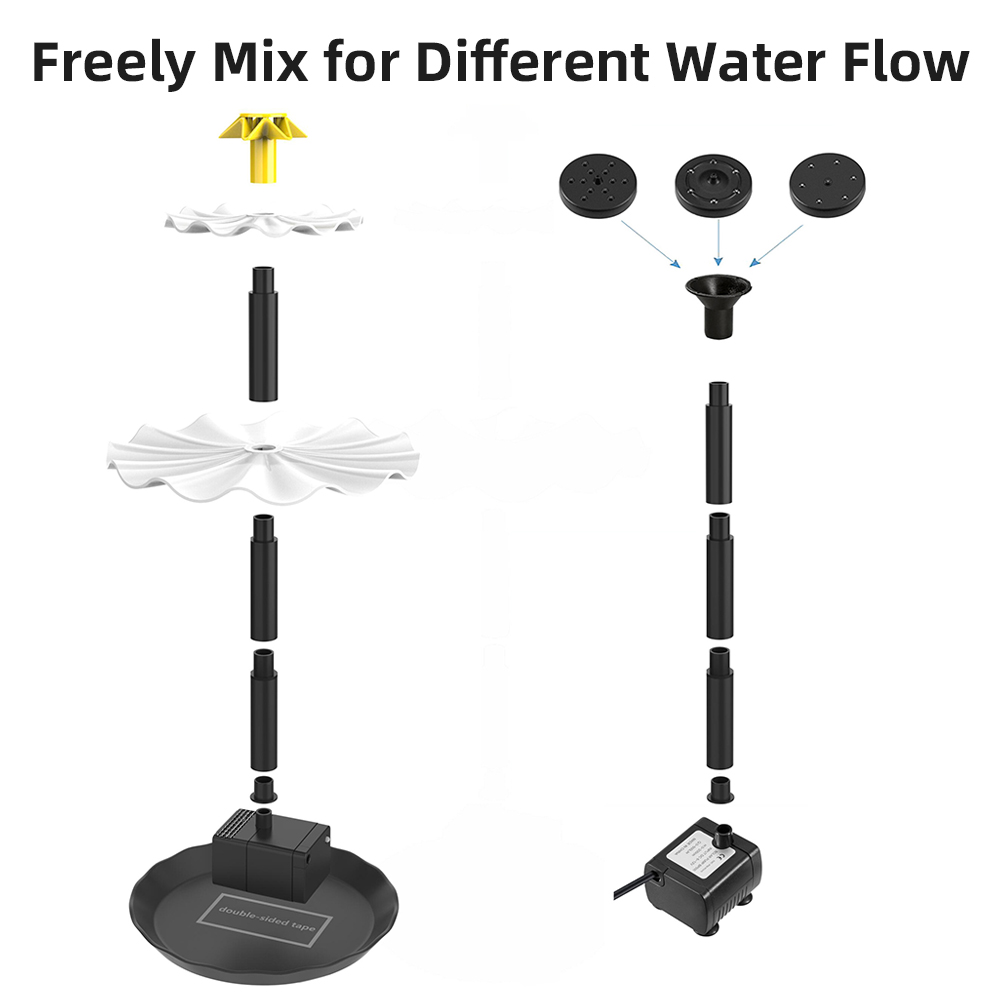 Солнечный фонтанный насос для  – обзор и цена Aquarium Marine Light