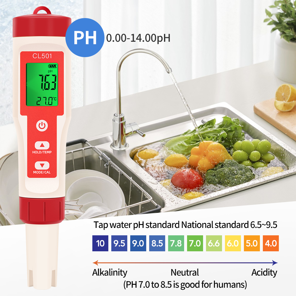PH/CL2/H2/ORP/измеритель темпе – обзор и цена Marine Aquarium Water Testing
