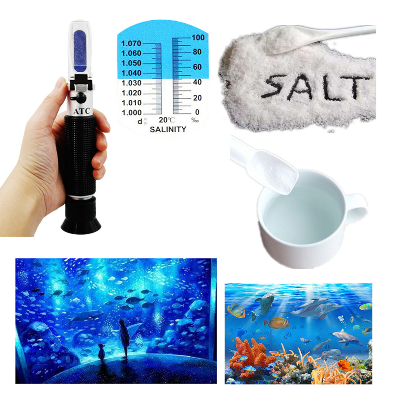 Рефрактометр солевой минерализ – обзор и цена Marine Aquarium Refractometer