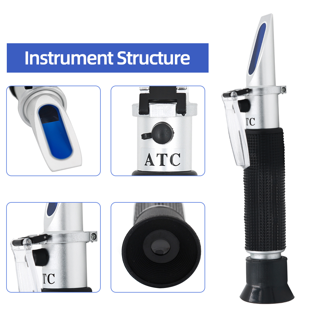 Ручной рефрактометр солености  – обзор и цена Marine Aquarium Refractometer