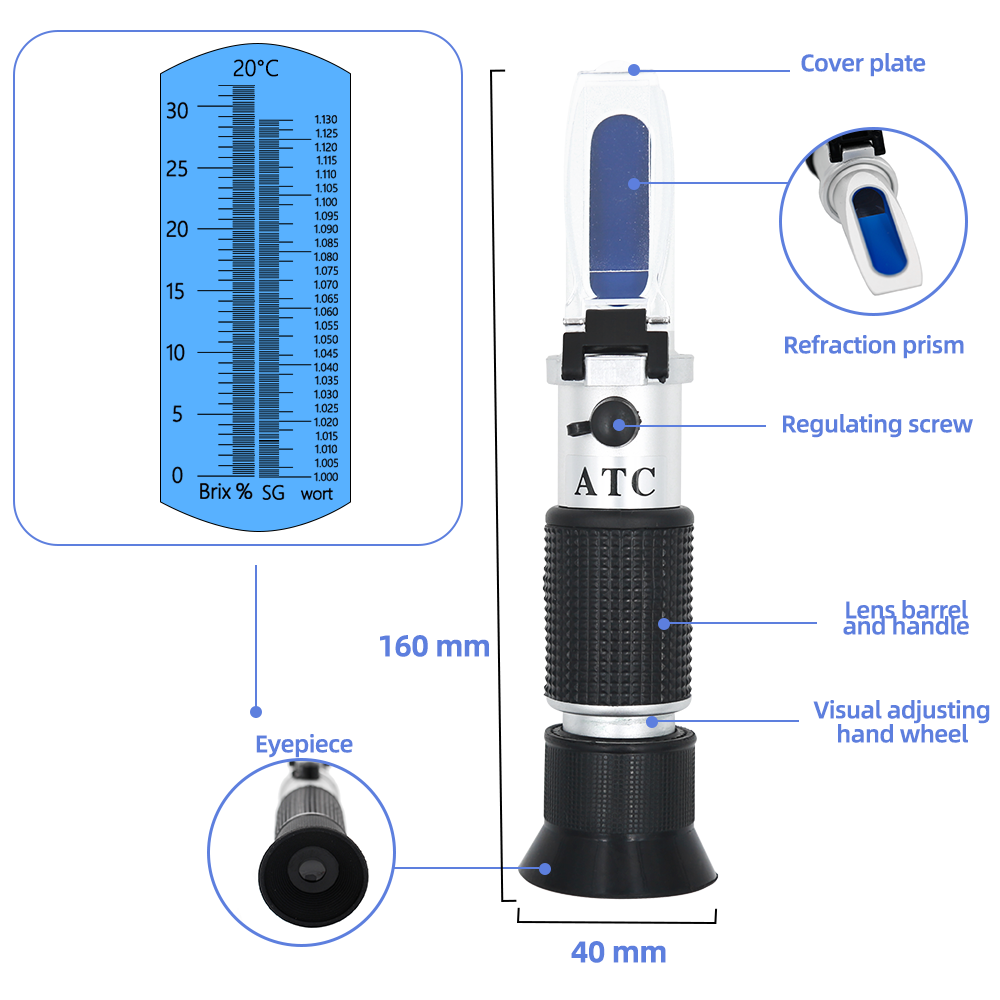Рефрактометр в розничной упако – обзор и цена Marine Aquarium Refractometer