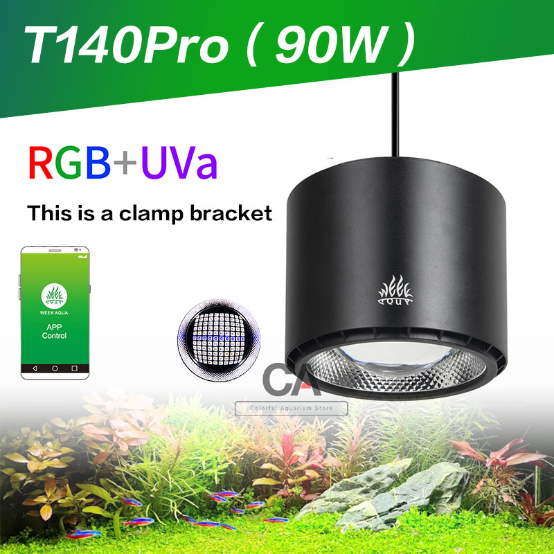 Лампа WEEK AQUA T140Pro RGB+UV – обзор и цена Marine Aquarium Led Lights