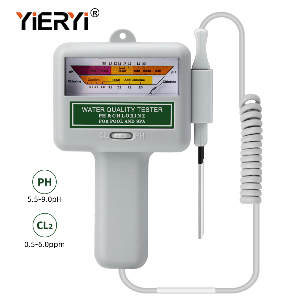 Yieryi 2 в 1 PH и CL2 метр бас – обзор и цена Marine Aquarium Water Testing